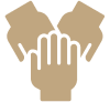 Handshake icon representing ethical partnerships in agribusiness.