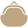 Wallet icon for transparent financial investment in sustainable farming.